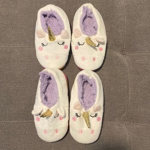 SUNNYLIFE Plush Unicorn Slippers-Age 3-5